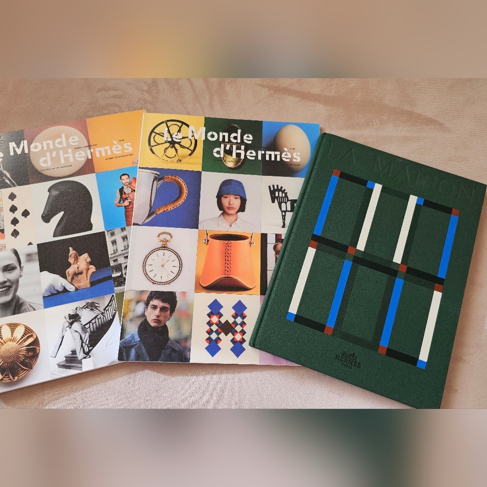 Three 3 Hermes Coffee Table Books